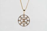 18k Yellow-Gold Pendant Necklace With Diamonds 20 Inches Long