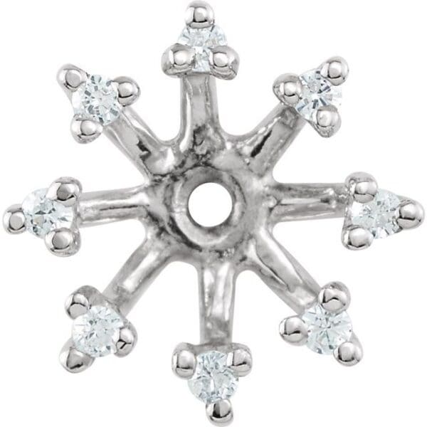 14K Yellow 6.6 mm ID Earring Jacket Mounting