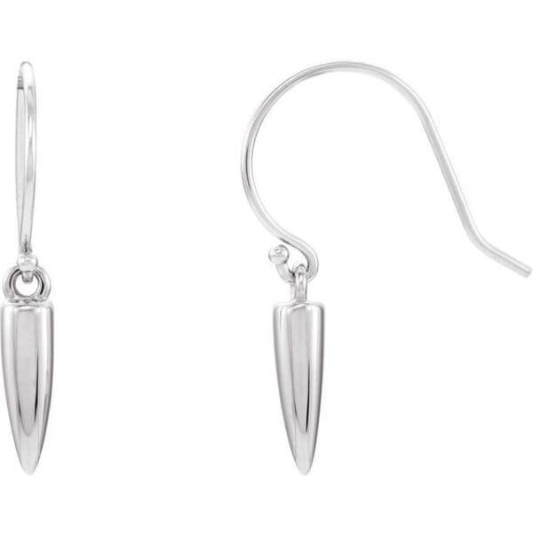 Sterling Silver Geometric Dangle Earrings