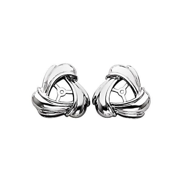 14K White 6.3 mm ID Earring Jackets