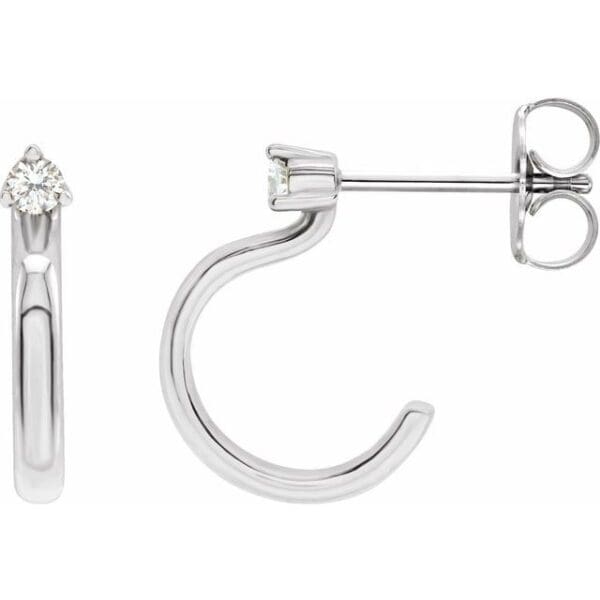 14K Yellow 2.5 mm Round Hoop Earring Mounting