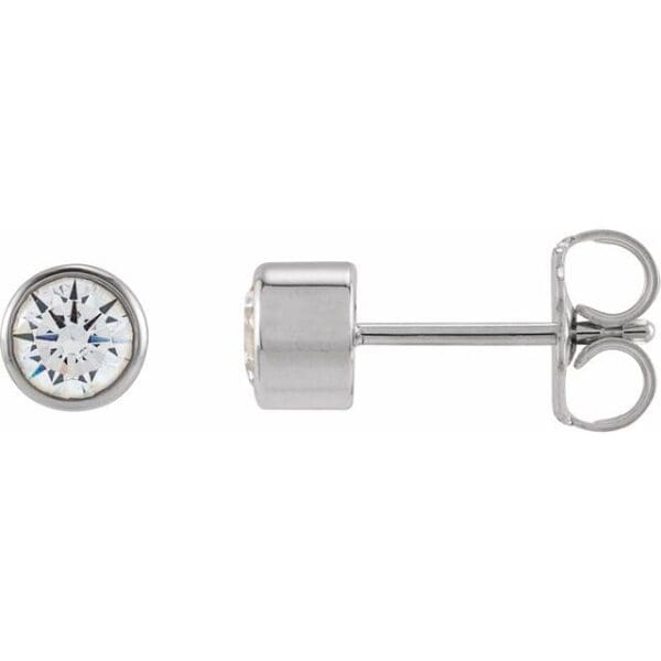 14K Yellow 2.5 mm Round 1/6 CTW Lab-Grown Diamond Earrings