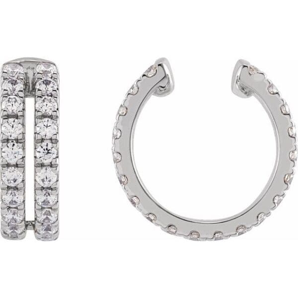 14K Yellow 1/2 CTW Lab-Grown Diamond Ear Cuff