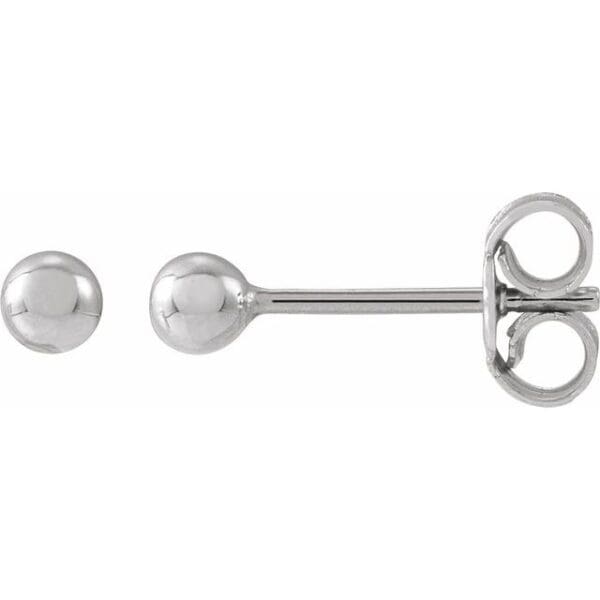14K Yellow 8 mm Ball Earrings