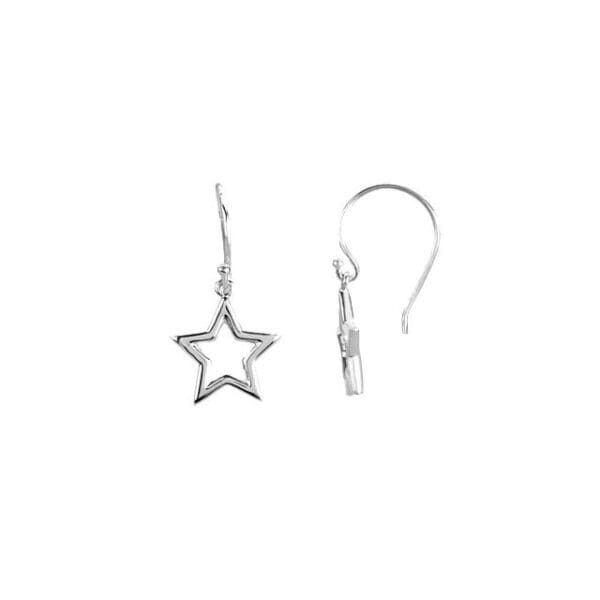 Sterling Silver Petite Star Earrings