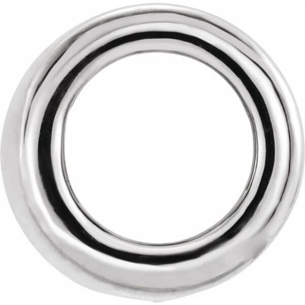 14K Yellow Solitaire Slide Pendant Mounting 5mm :: 1/2 CT Pendant