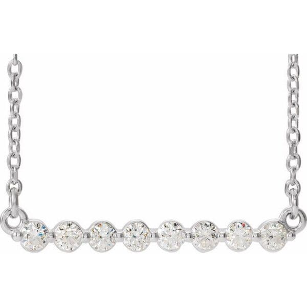 Sterling Silver 2 mm Round Bar 16" Necklace Mounting