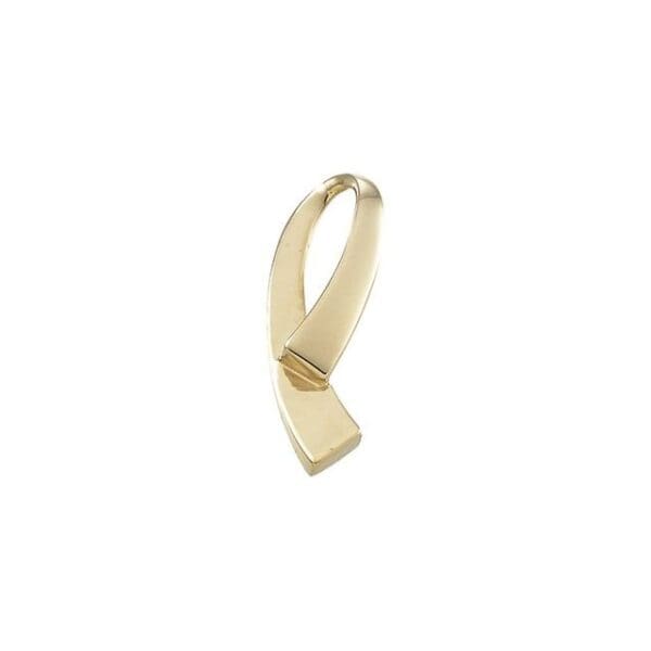14K Yellow Freeform Slide Pendant