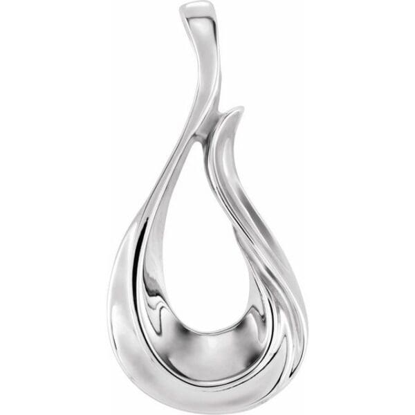 14K Yellow Freeform Pendant