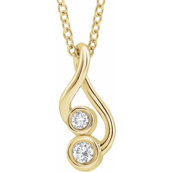14K White Hold You Forever® Pendant Mounting
