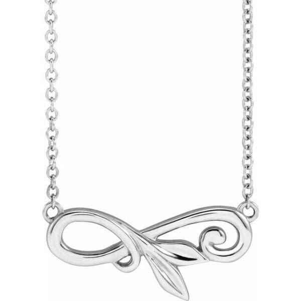 14K Yellow 8.44x8.58 mm Floral Necklace Center