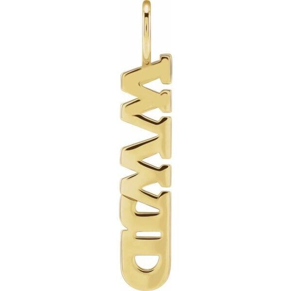 Sterling Silver WWJD Charm/Pendant