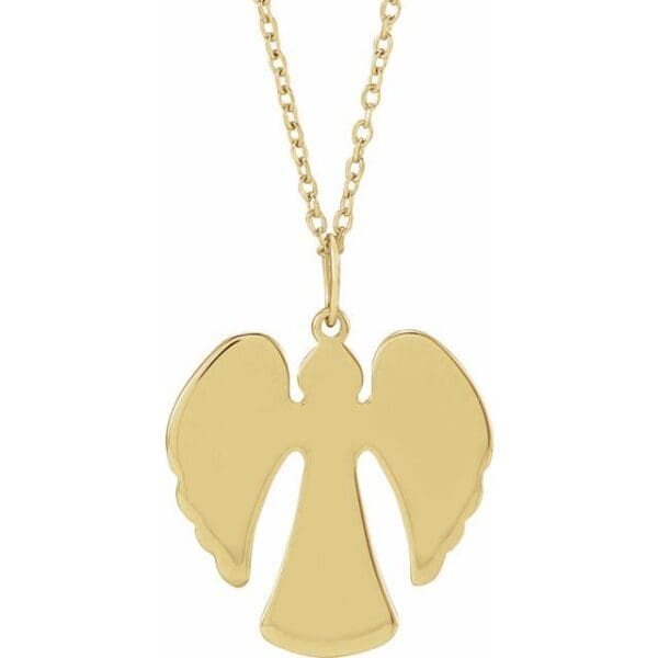 14K Yellow Angel 16-18" Necklace