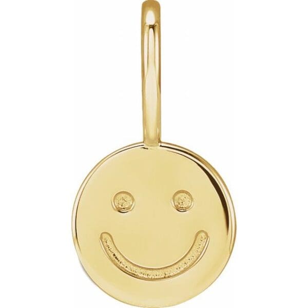 Sterling Silver Smiley Face Charm/Pendant