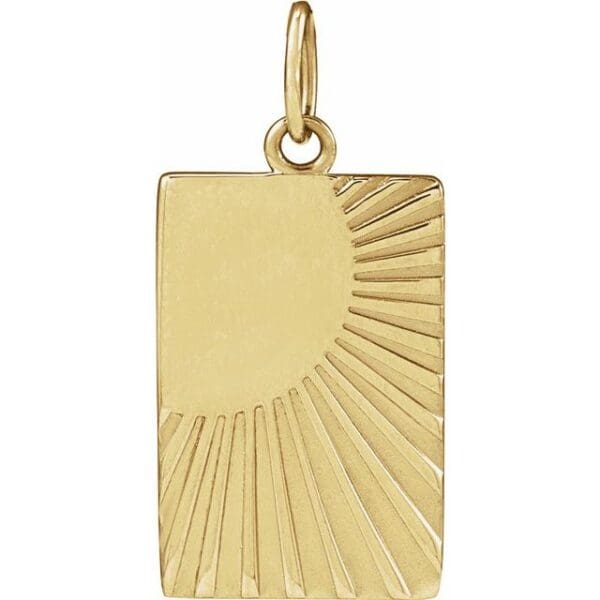 14K Rose Sun 16-18" Necklace