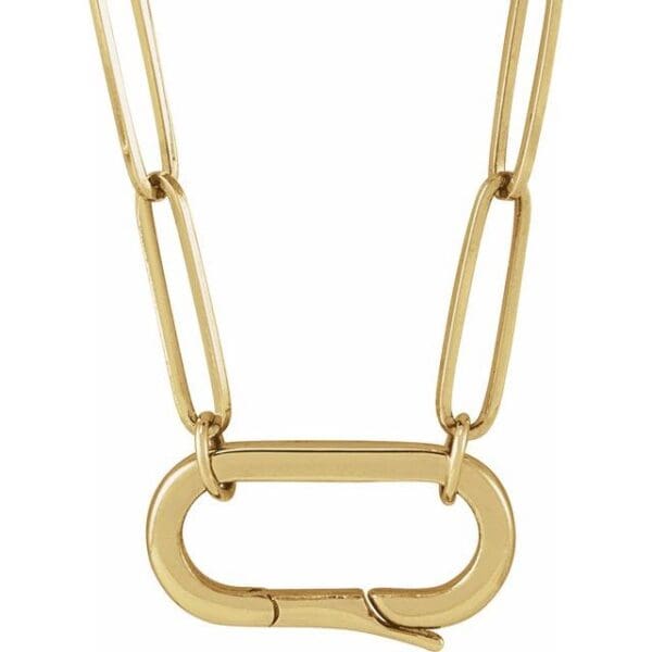 14K White Charm 16" Necklace
