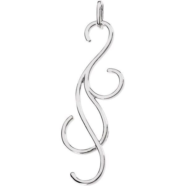 14K Yellow Freeform Pendant