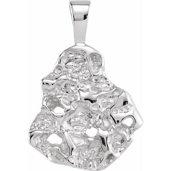 10K Yellow Nugget Pendant