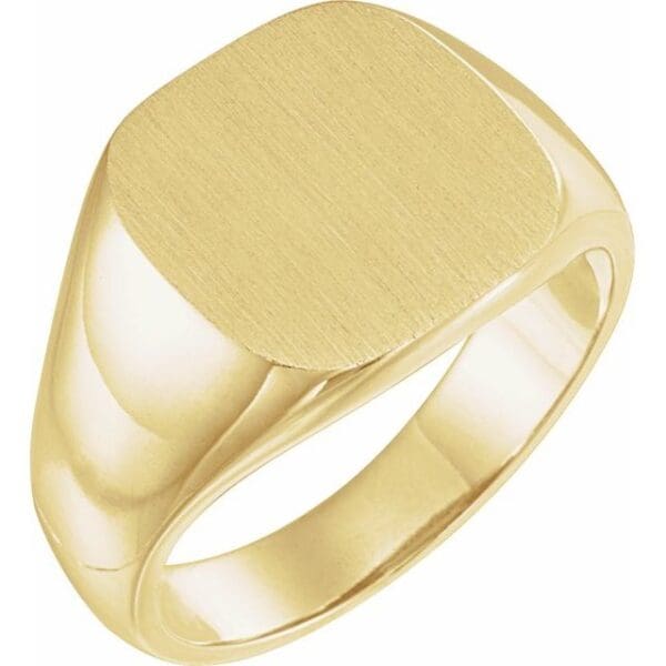 Sterling Silver Square Signet Ring