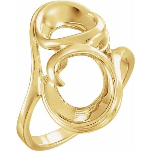 14K Yellow Freeform Ring