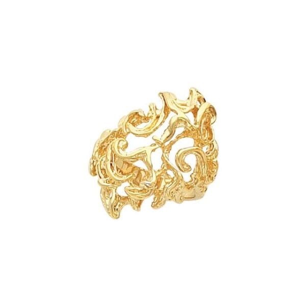14K Yellow Freeform Ring