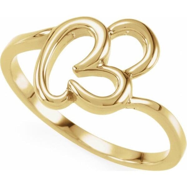 14K Yellow Freeform Ring