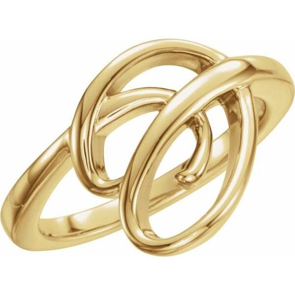 14K Yellow Freeform Ring