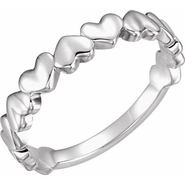 14K Yellow Heart Ring