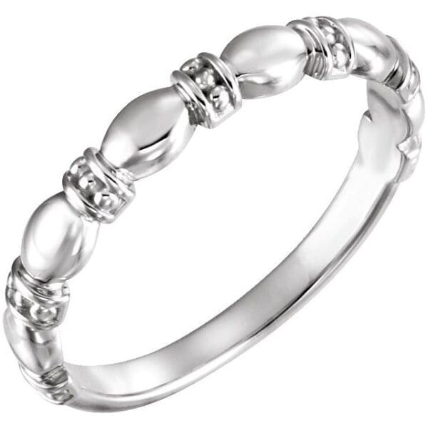 14K Rose Stackable Ring
