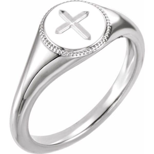 Sterling Silver Cross Ring