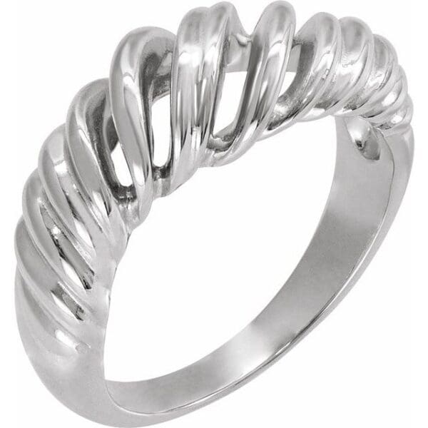 14K Yellow Wrap Dome Ring