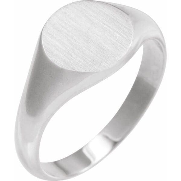 14K Yellow 11 mm Signet Ring