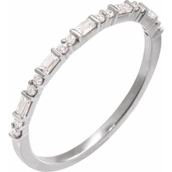 14K Yellow 1/5 CTW Natural Diamond Stackable Ring