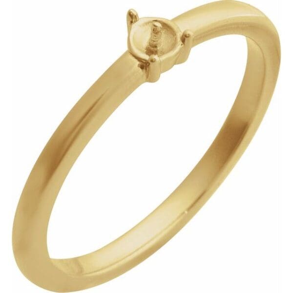 Sterling Silver Cultured White Seed Pearl Ring