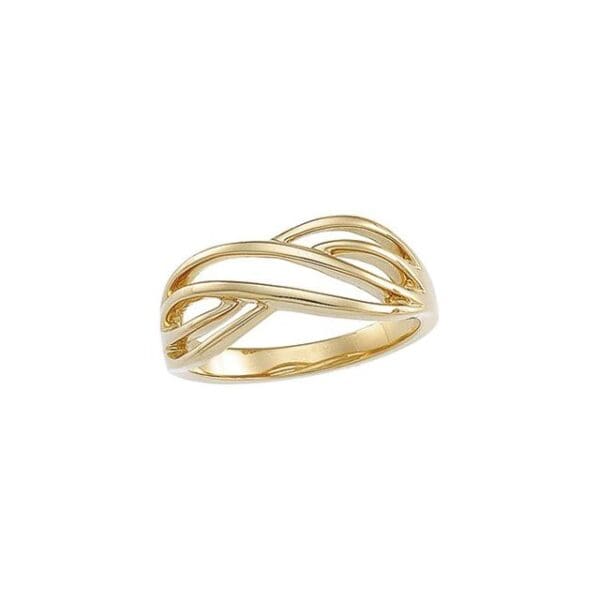14K Yellow Freeform Ring