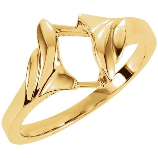 14K Yellow Freeform Ring