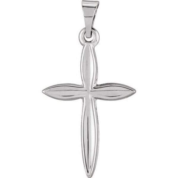 14K Yellow 18x13 mm Cross Pendant