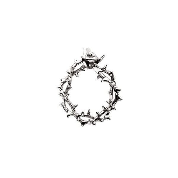 14K Yellow 13x11 mm Crown of Thorns™ Pendant