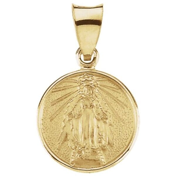 18K Yellow 25 mm Miraculous Medal