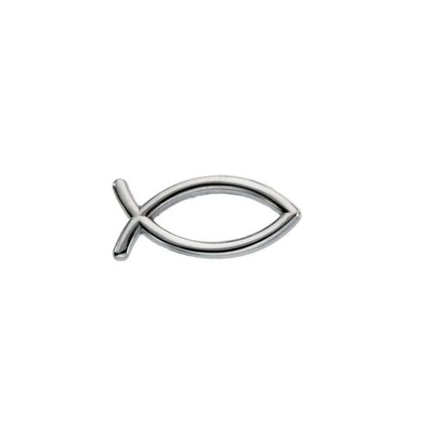 Sterling Silver Ichthus Lapel Pin