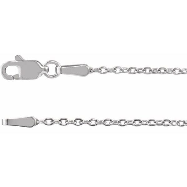 14K Rose 1.4 mm Cable Chain by the Inch