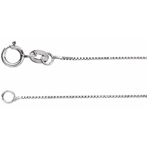 14K Yellow .55 mm Box 7" Chain