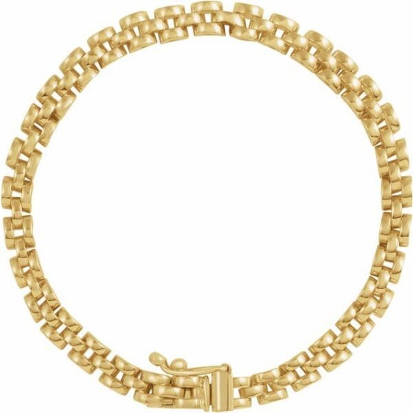 14K Yellow 4 mm Panther 16" Chain
