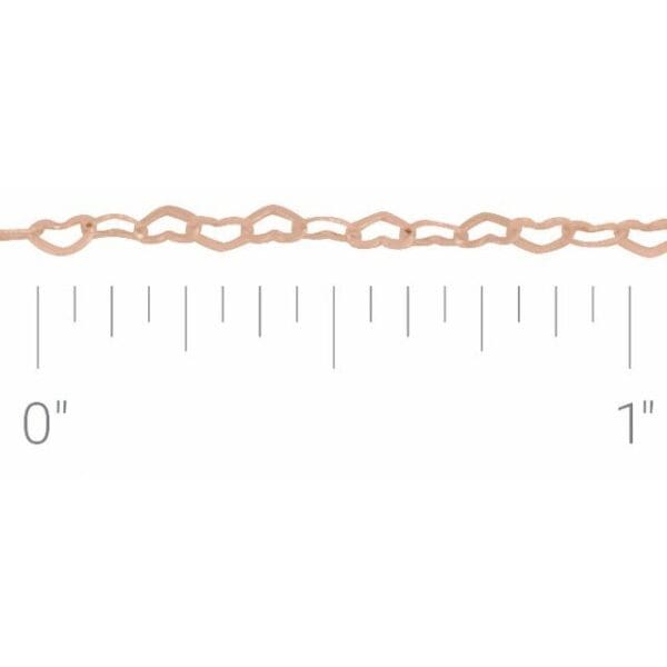 Sterling Silver 1.9 mm Heart 7" Chain