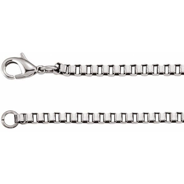 Stainless Steel 3 mm Box 20" Chain