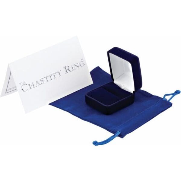 Generic Chastity Gift Box, Pouch, and Card