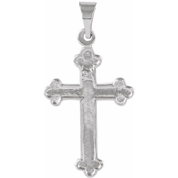 14K Yellow 18.5x12.5 mm Cross Pendant