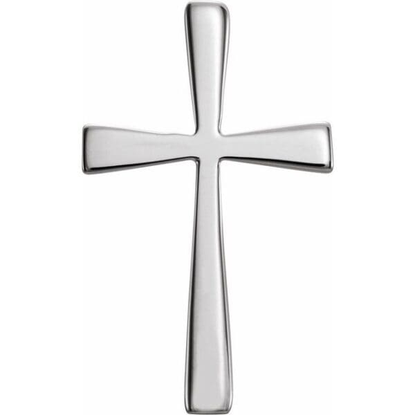18K Yellow 18x11 mm Cross Pendant