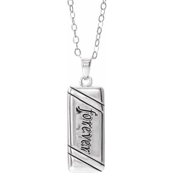 Sterling Silver Forever Companion Ash Holder 18" Necklace