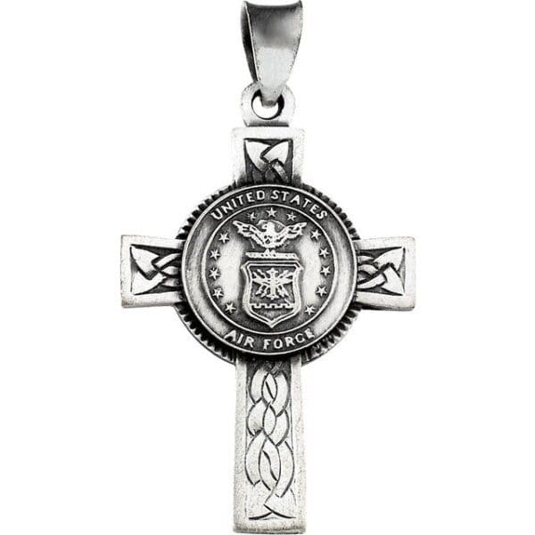 14K Yellow U.S. Air Force Cross Pendant